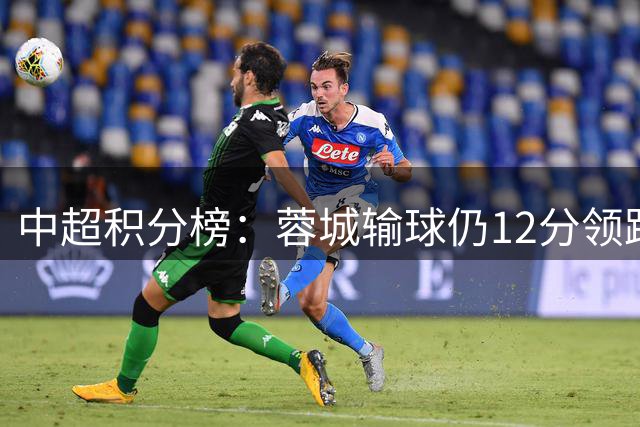 中超积分榜：蓉城输球仍12分领跑 2至4名同分 海牛垫底
